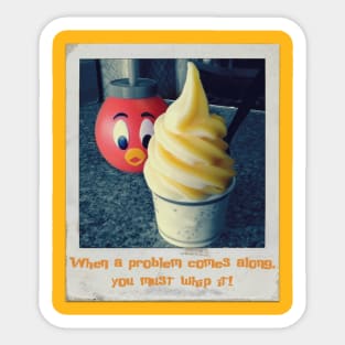 Dole Whip Problem Solver Sticker